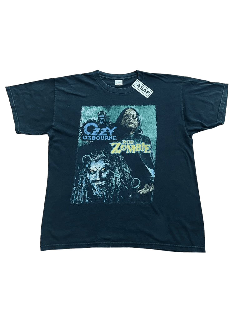 ビンテージ Ozzy Osbourne × Rob Zombie Tシャツ XL Vintage Ozzy