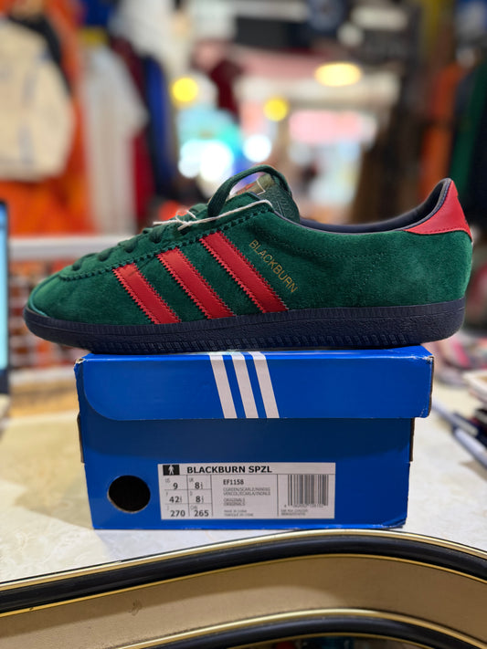 Adidas Blackburn SPZL College Green Scarlet Size 8 1/2