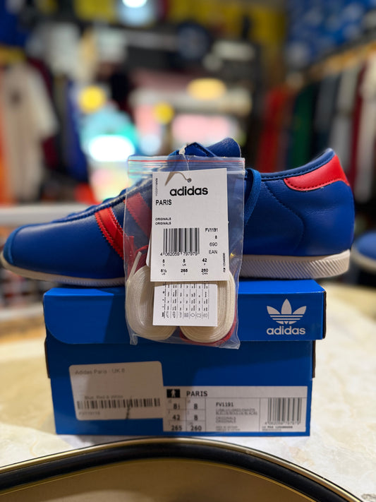 Adidas Paris Blue/Red/White UK 8