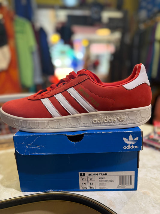 Adidas Trimm Trab Rivalry Pack Merseyside Liverpool Active Red/White UK 12