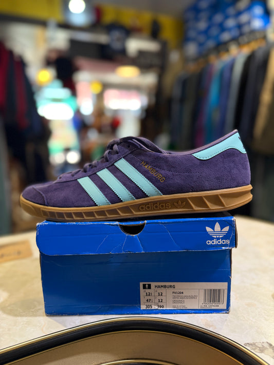 Adidas Hamburg Tech Purple / Clear Aqua – UK 12