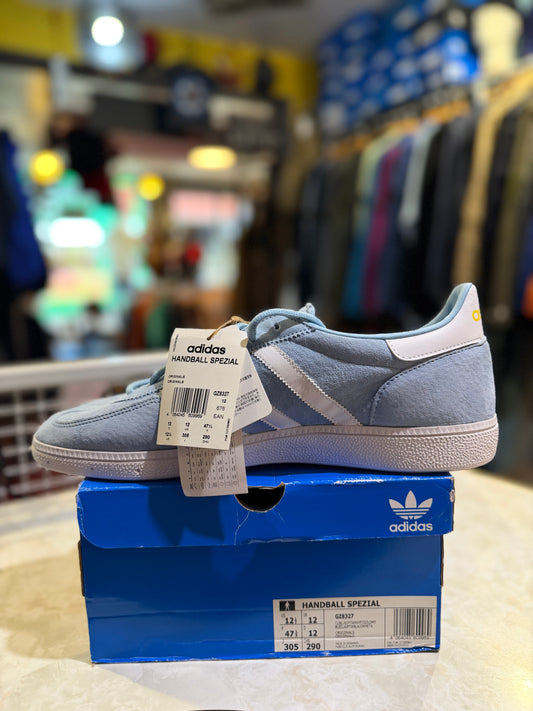 Adidas Handball Spezial Clear Blue Cloud White UK 12