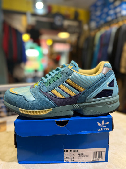 Adidas ZX 8000 (EE4754) – Light Aqua/Tactile Steel/Sand – UK 12