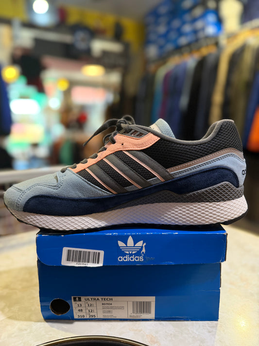 Adidas Ultra Tech – Ash Grey/Grey Four/Clear Orange – UK 12.5