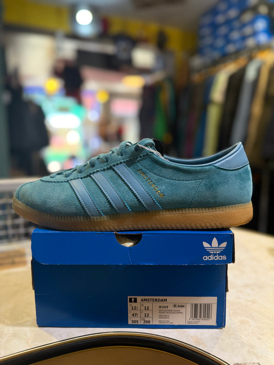Adidas Amsterdam Arctic Fusion/Preloved Blue/Gum3 UK 12