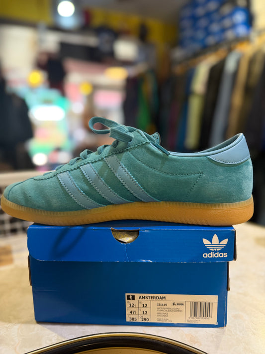 Adidas Amsterdam Arctic Fusion/Preloved Blue/Gum3 UK 12
