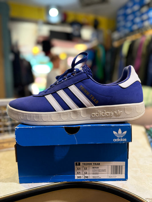 Adidas Trimm Trab "Merseyside Everton" Active Blue/Ftwr White/Gold Metallic UK 12
