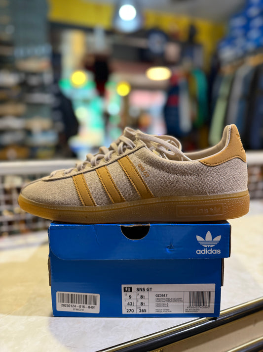 Adidas Originals SNS GT Brown Mesa Colony Gum - Side profile on box