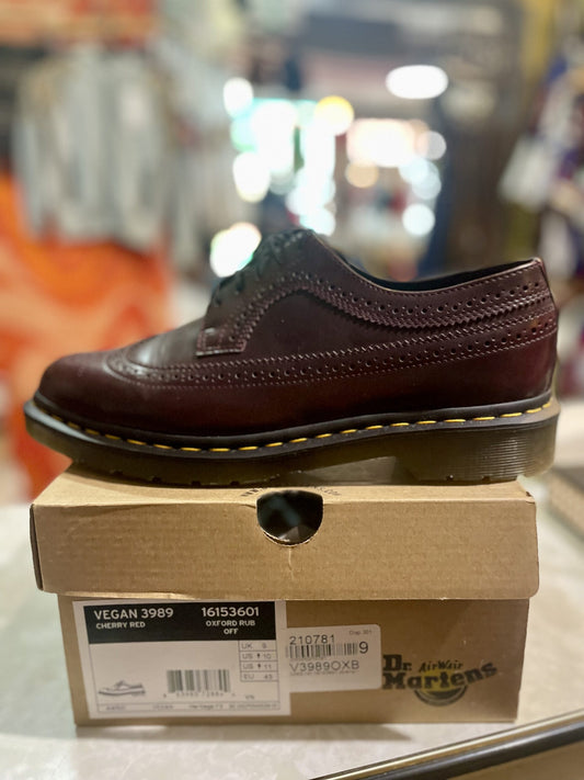 Dr Martens Cherry Red Vegan Leather Lace Ups