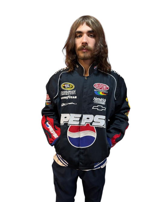 PEPSI NASCAR Racing Jacket - Navy Blue - Large