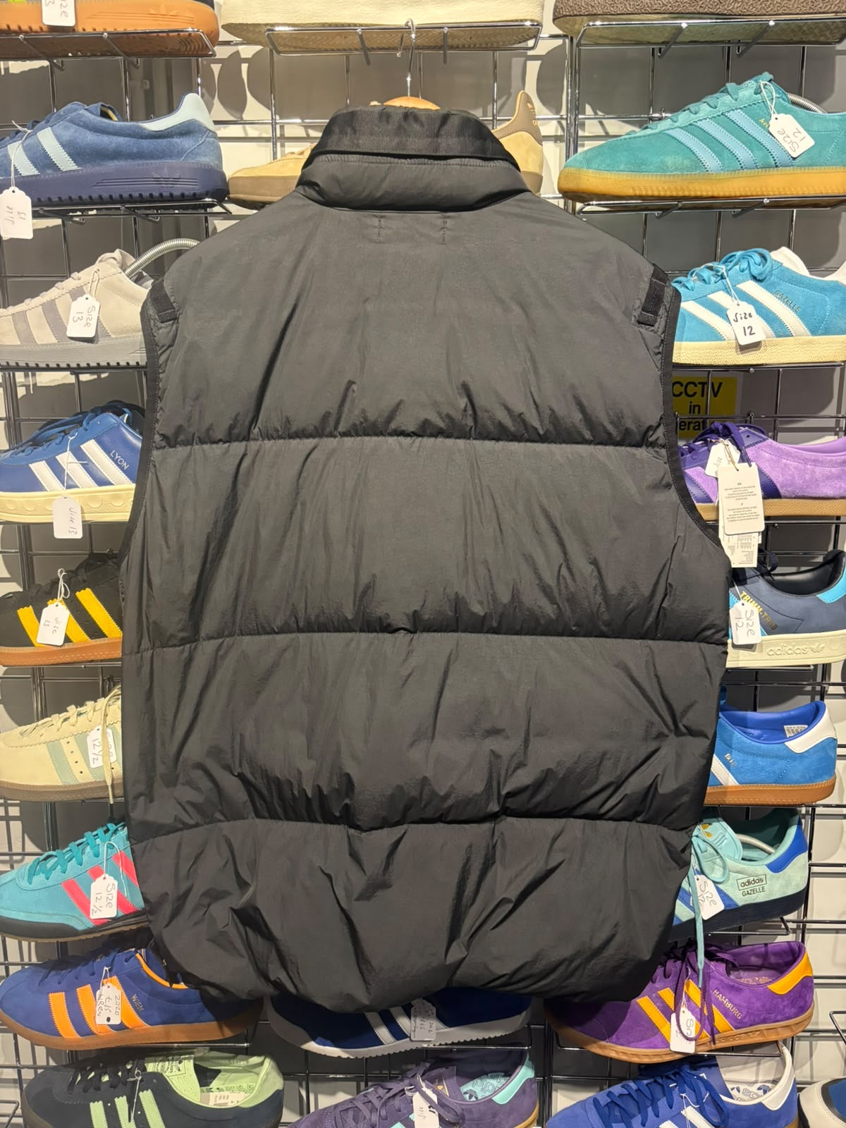 Stone Island padded gilet back