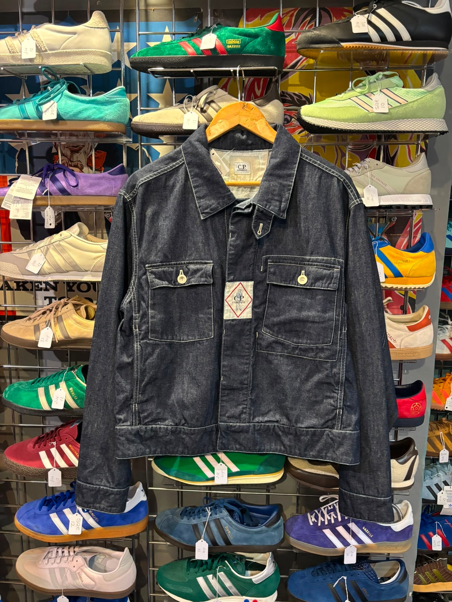 C.P. Company Denim Jacket Indigo Blue - Back