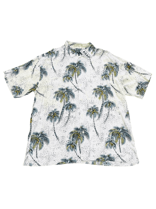 Newport Blue Palm Tree Design Hawaiian Shirt