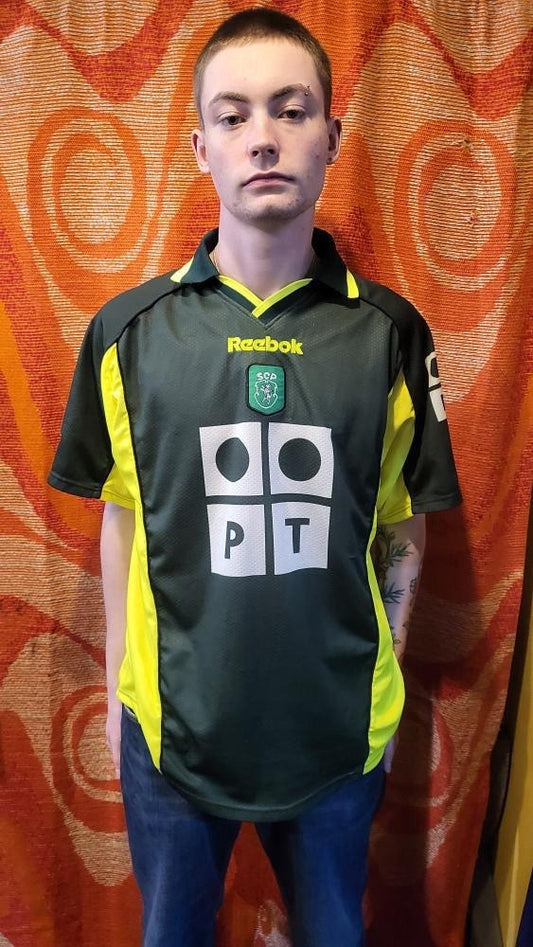 Sporting Club Lisbon 1999-00 Away Reebok Football Shirt