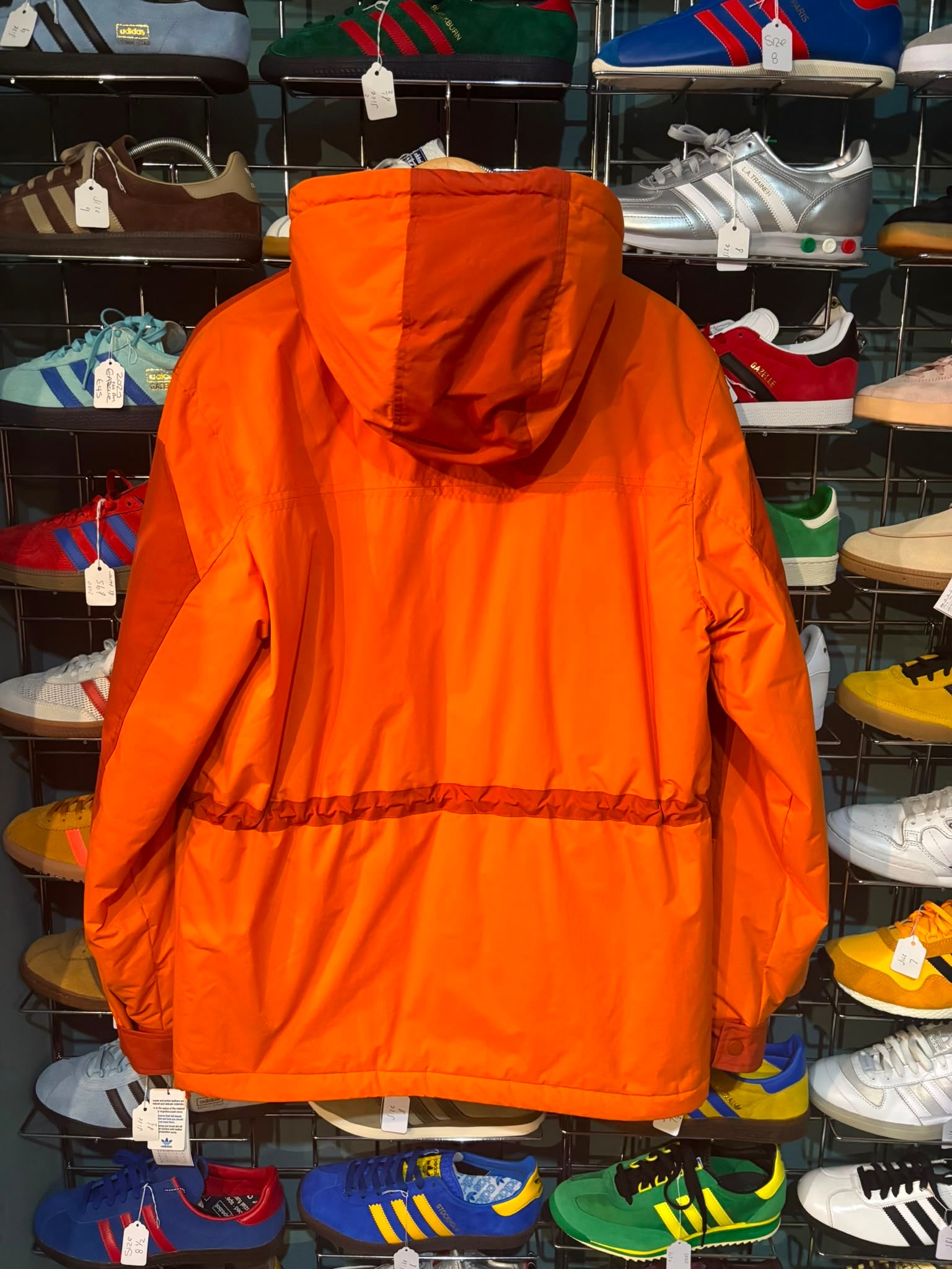 Adidas Spezial Mountain Jacket Orange Rust - Label