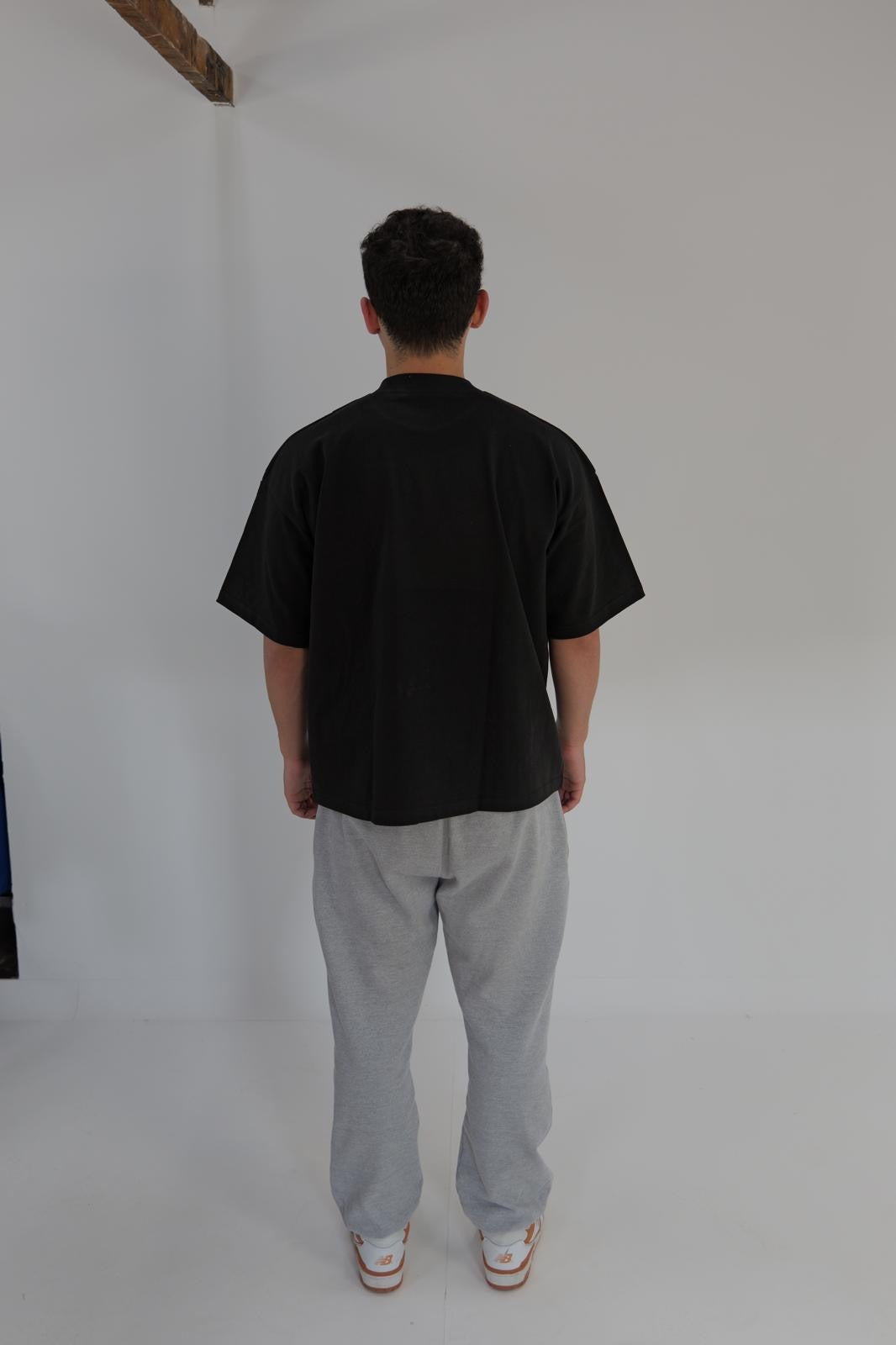 ASAP LOGO TEE - BOXY FIT - BLACK - LARGE
