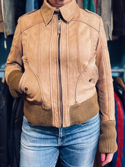 Y2K Womens Leather Jacket