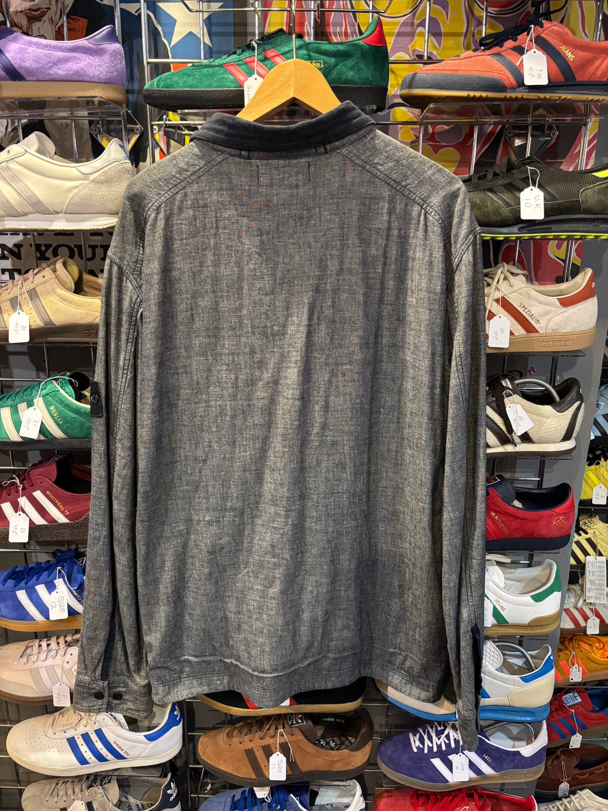 Stone Island Chambray Effect Overshirt AW2012 ART. 571510112 Label XL