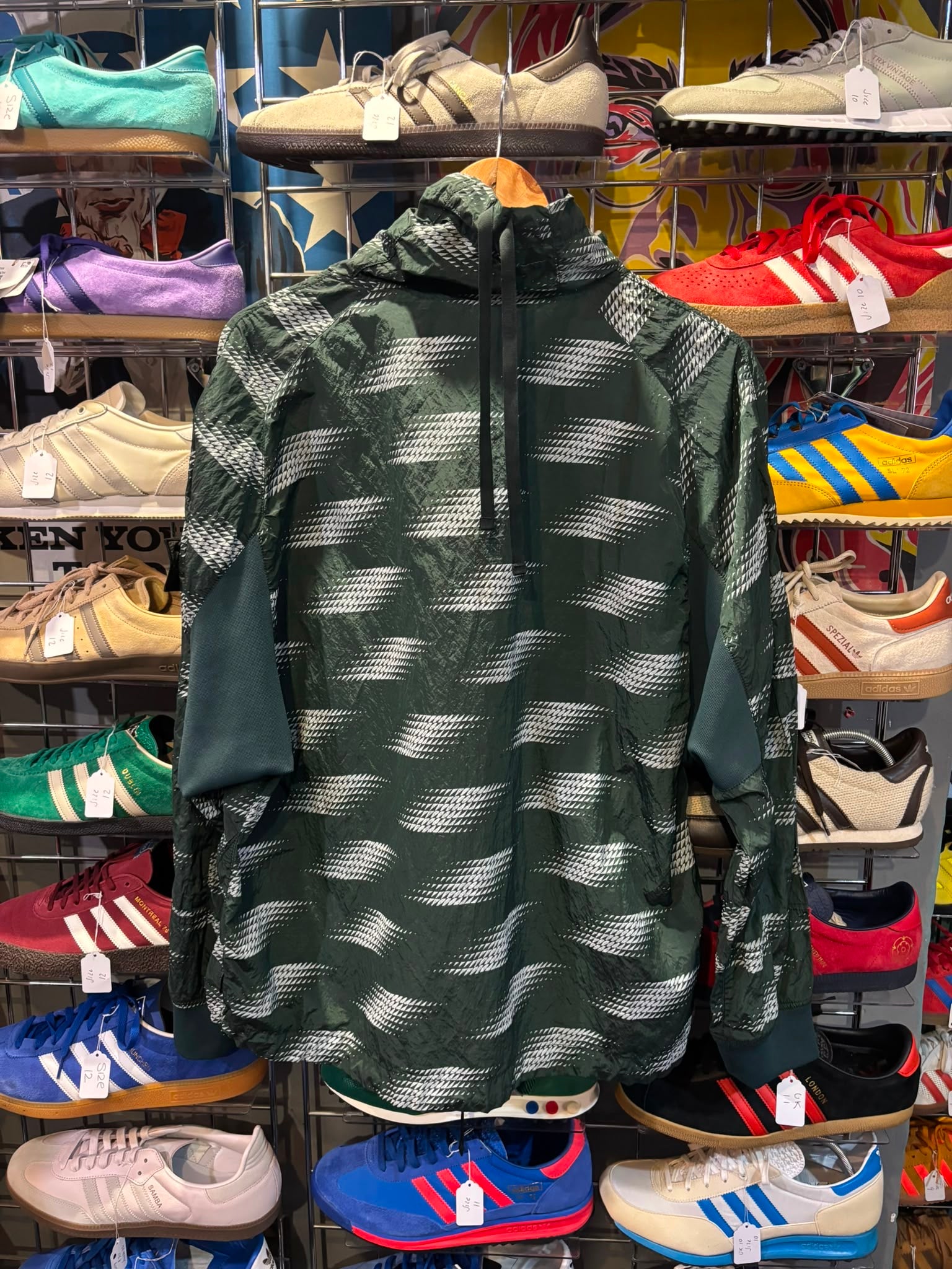 Stone Island Geometric Camo Print Smock Jacket - Front
