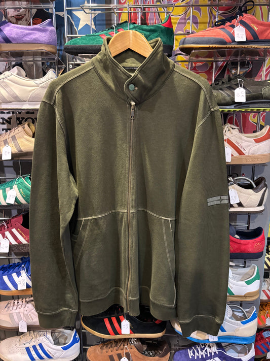 Stone Island Denims 2007 olive green zip sweatshirt jacket front view