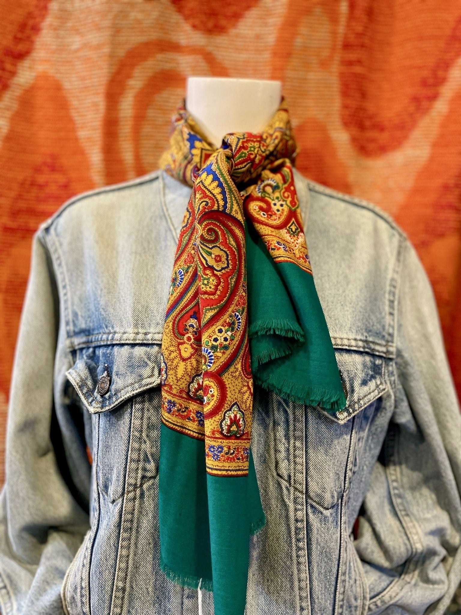 Vintage Paisley Scarf