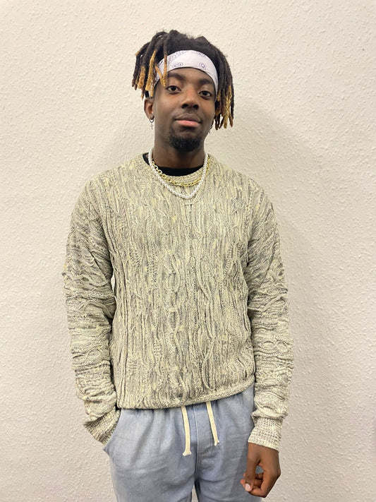 Coogi-Style Pullover Jumper