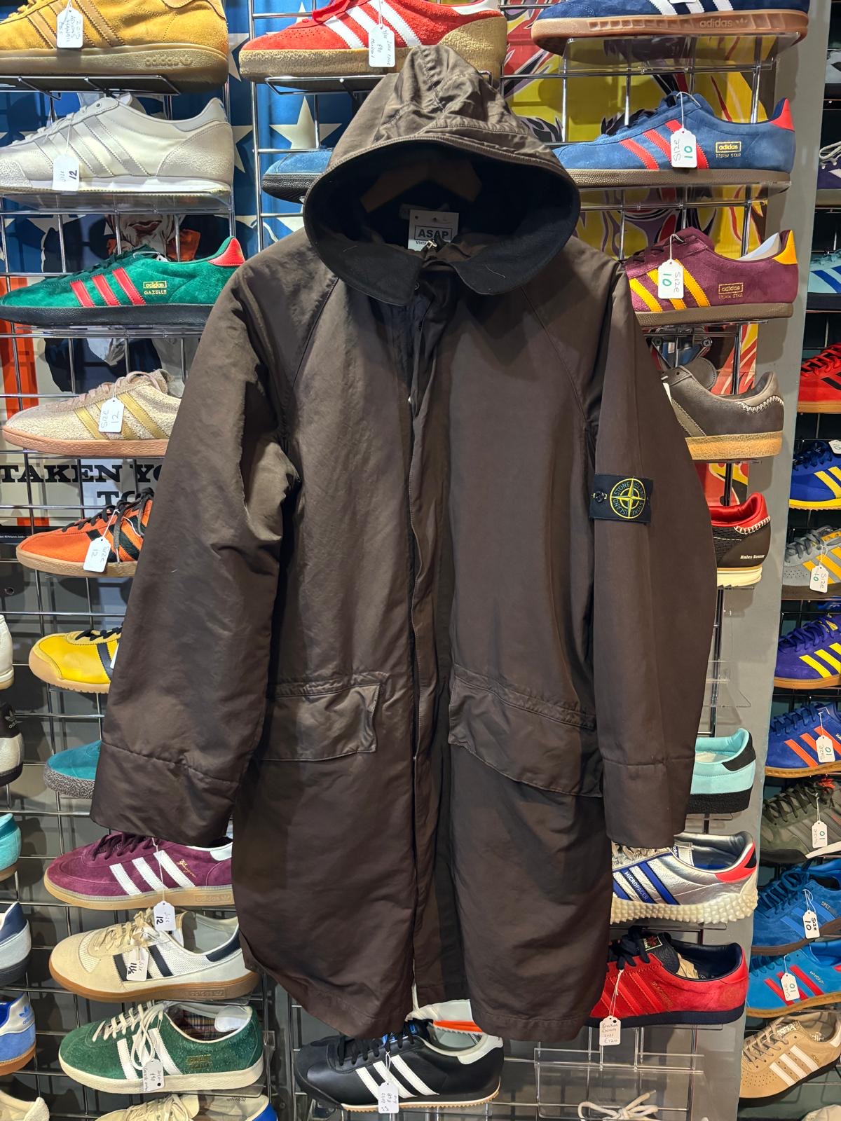 Archive AW06 Stone Island David-TC / Microfiber Dutch Rope Parka – Brown (45157349/1395)