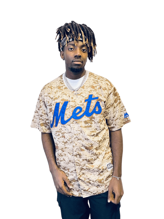 NY Mets Camo Design MLB Shirt