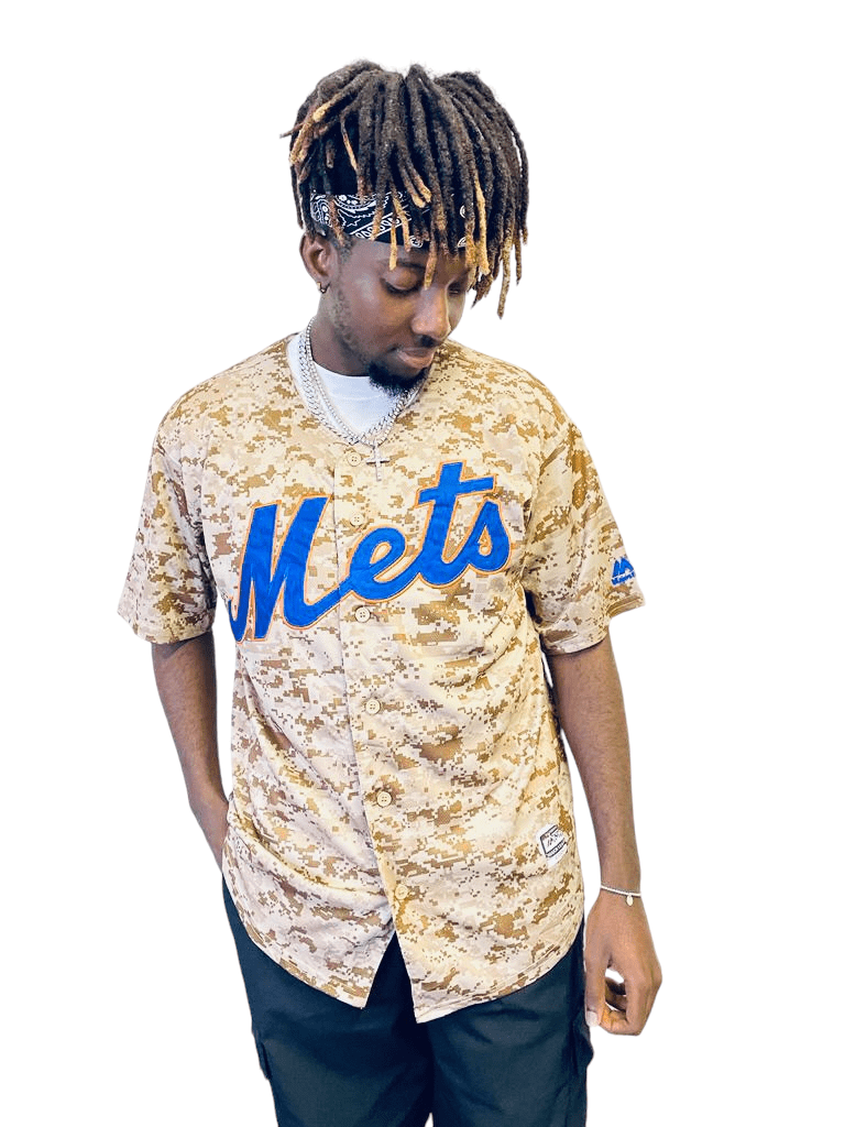 NY Mets Camo Design MLB Shirt