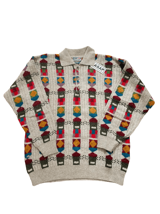 Coogi-Style Pullover Jumper (g)