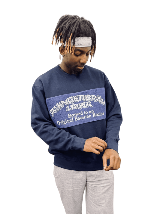 Reworked Retro Ayingerbrau Brand Sweatshirt