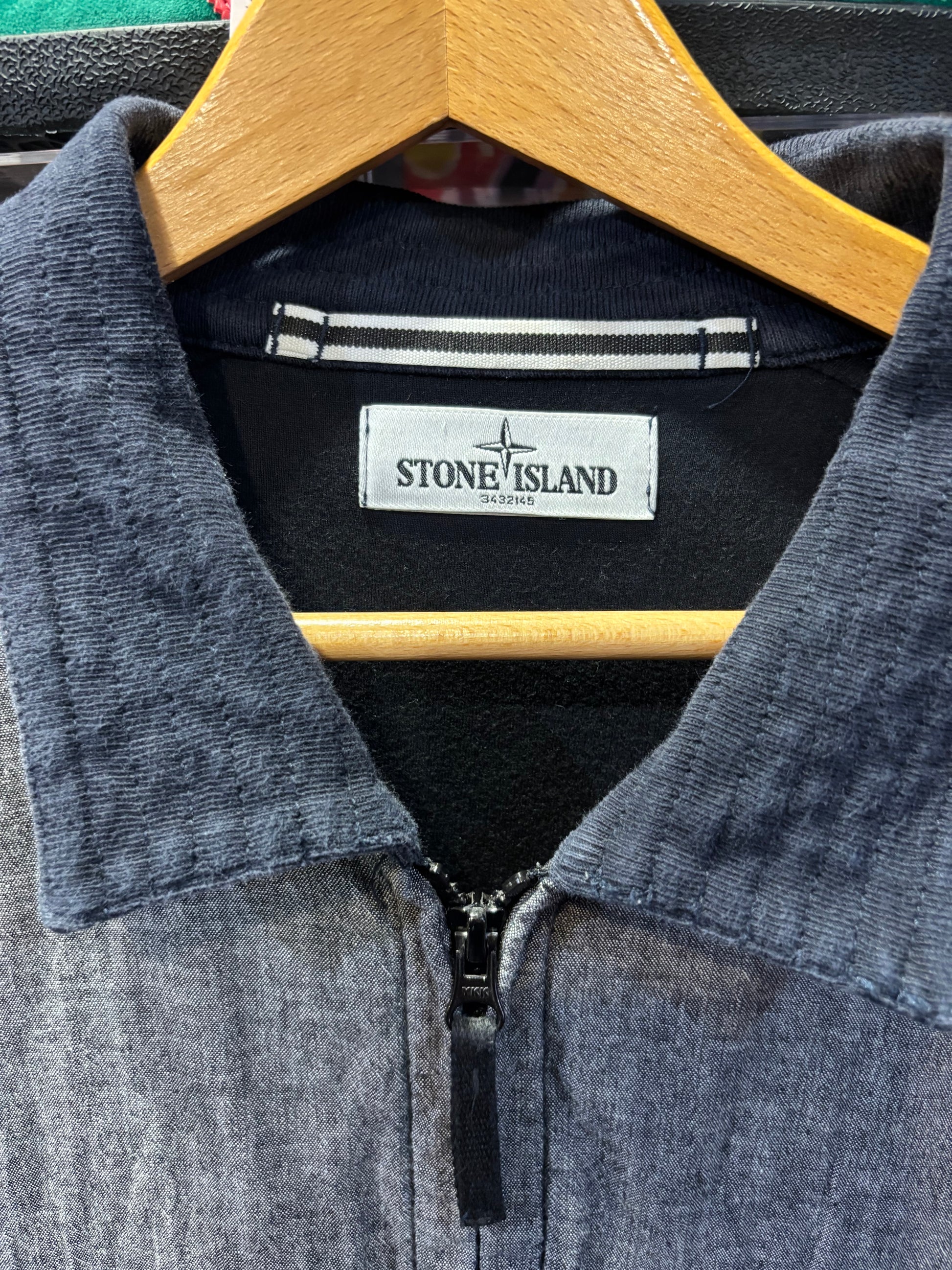 Stone Island Chambray Effect Overshirt AW2012 ART. 571510112 Label XL