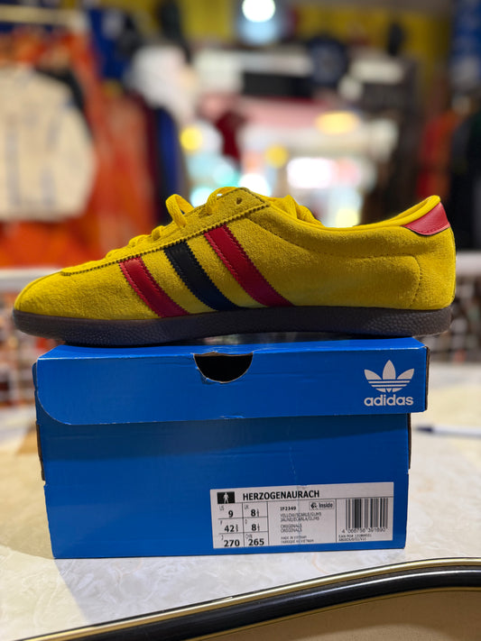 Adidas Originals Herzogenaurach Yellow Scarlet UK 8.5