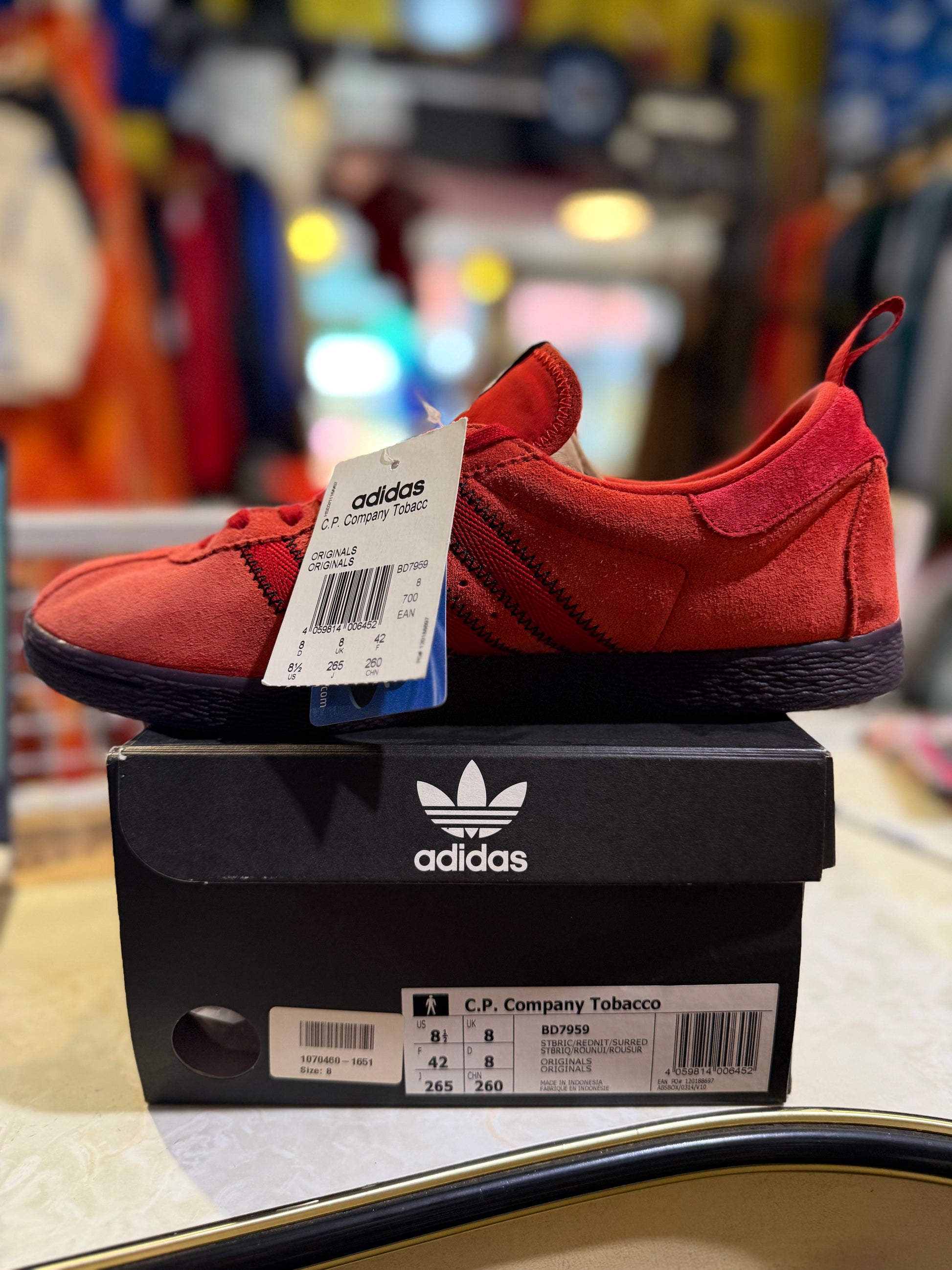 Adidas x C.P. Company Tobacco Scarlet UK 8