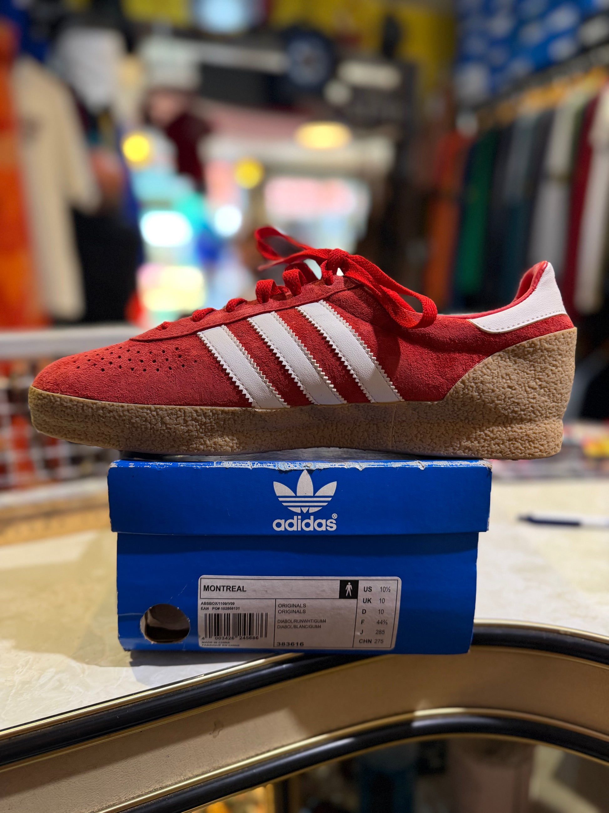Adidas Montreal Scarlet/White UK 10