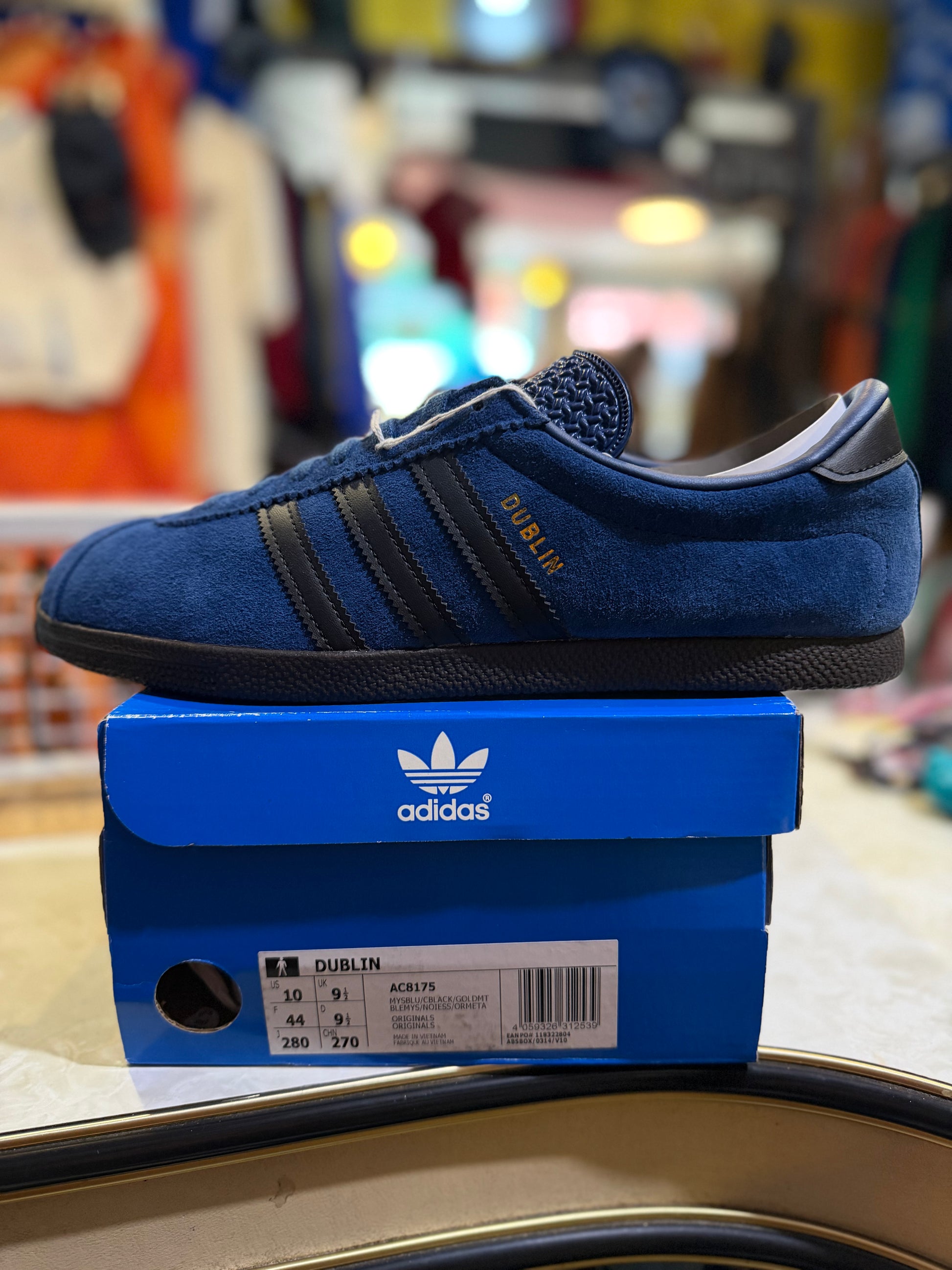 Adidas Dublin Navy/Black UK 9.5