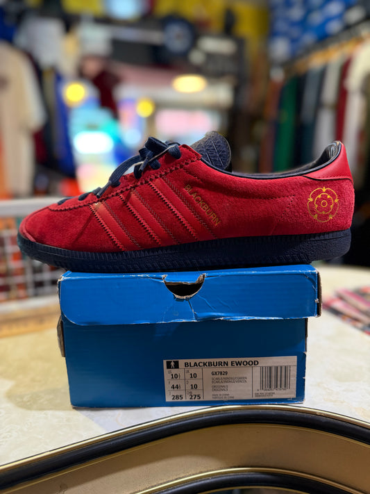 Adidas Blackburn Ewood Scarlet/Indigo UK 10