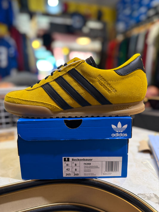 Adidas Beckenbauer Yellow/Black UK 8