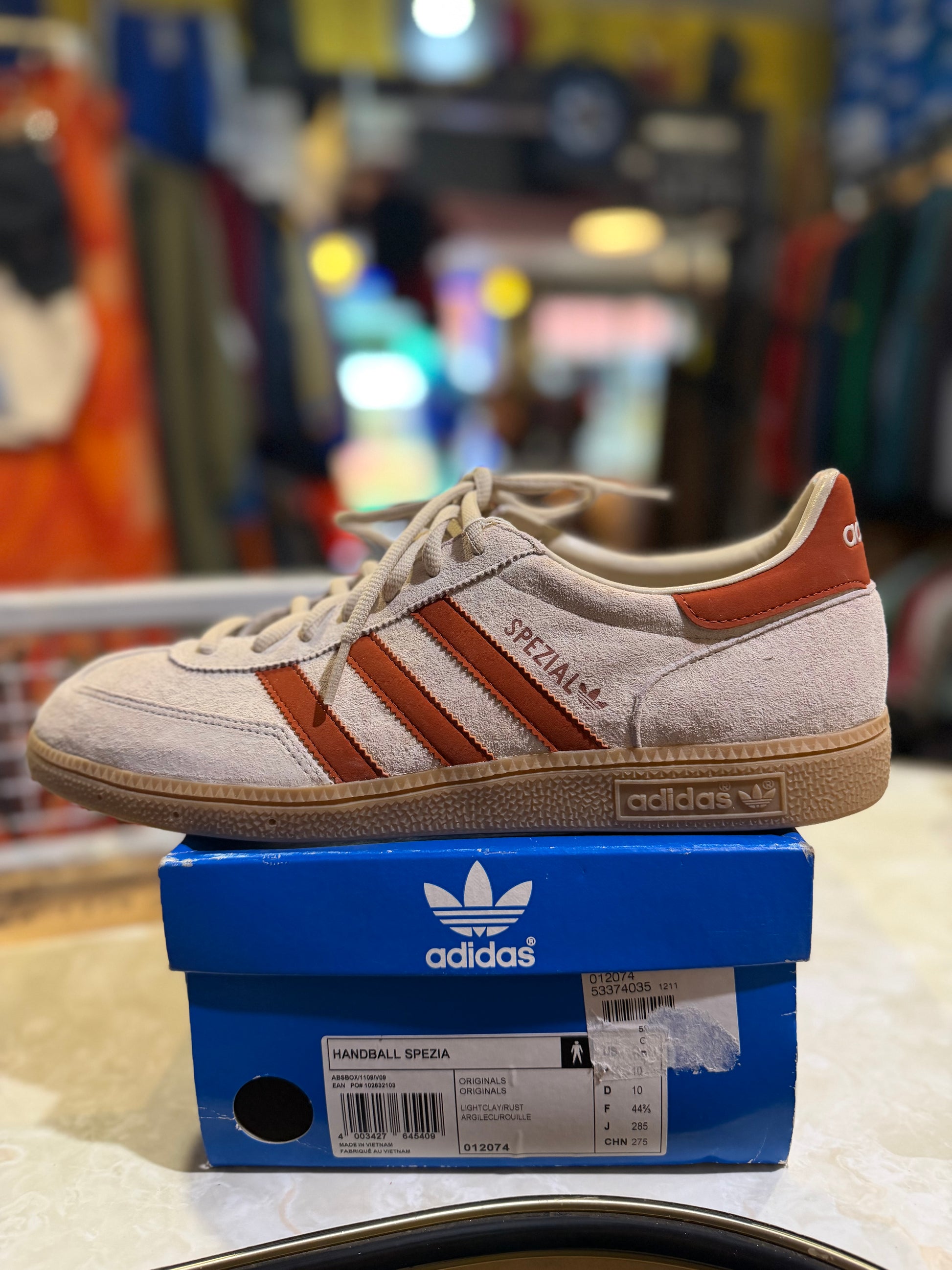 Adidas Handball Spezial Light Clay/Rust UK 10
