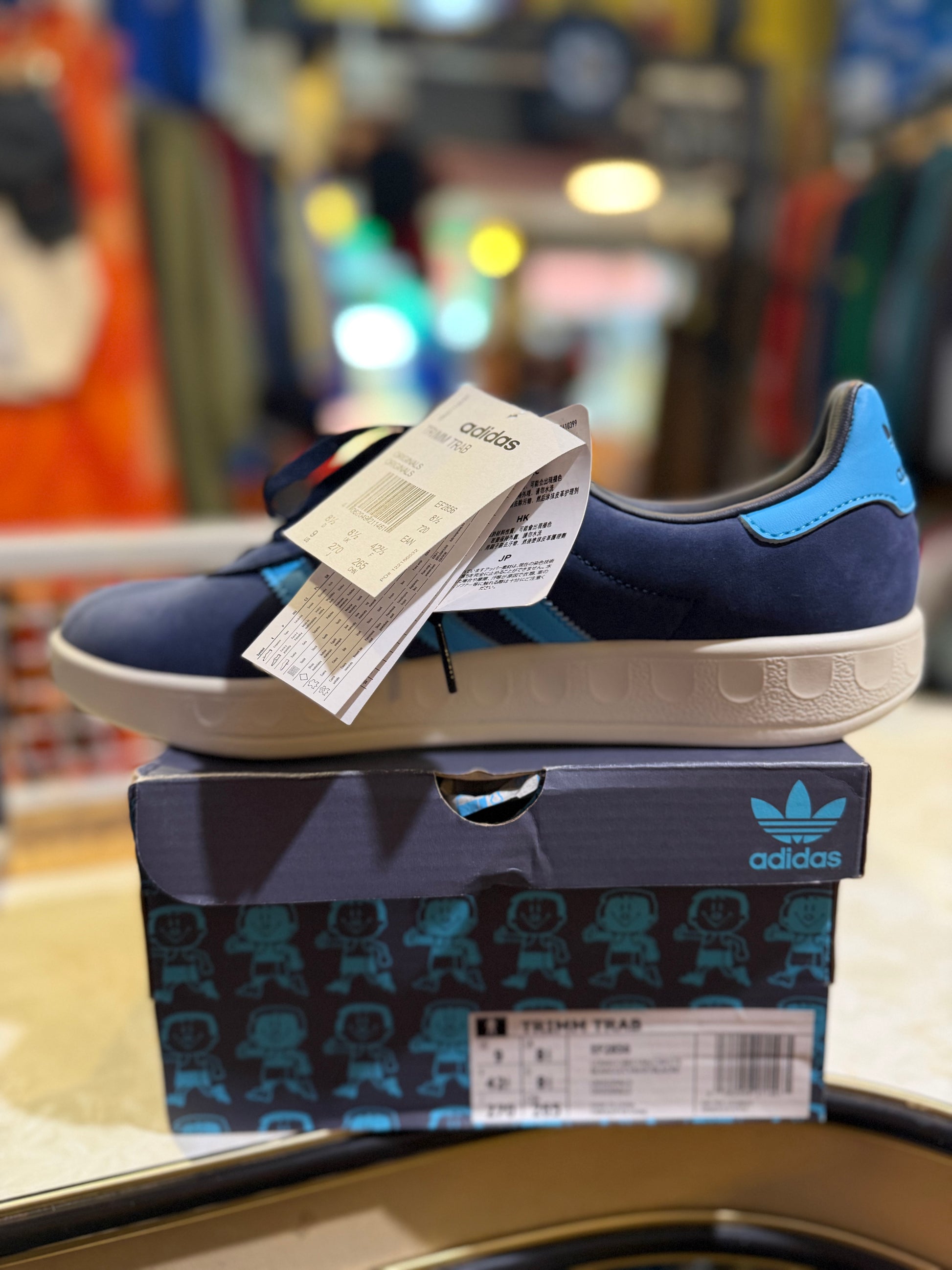 Adidas Trimm Trab Navy/Blue UK 9