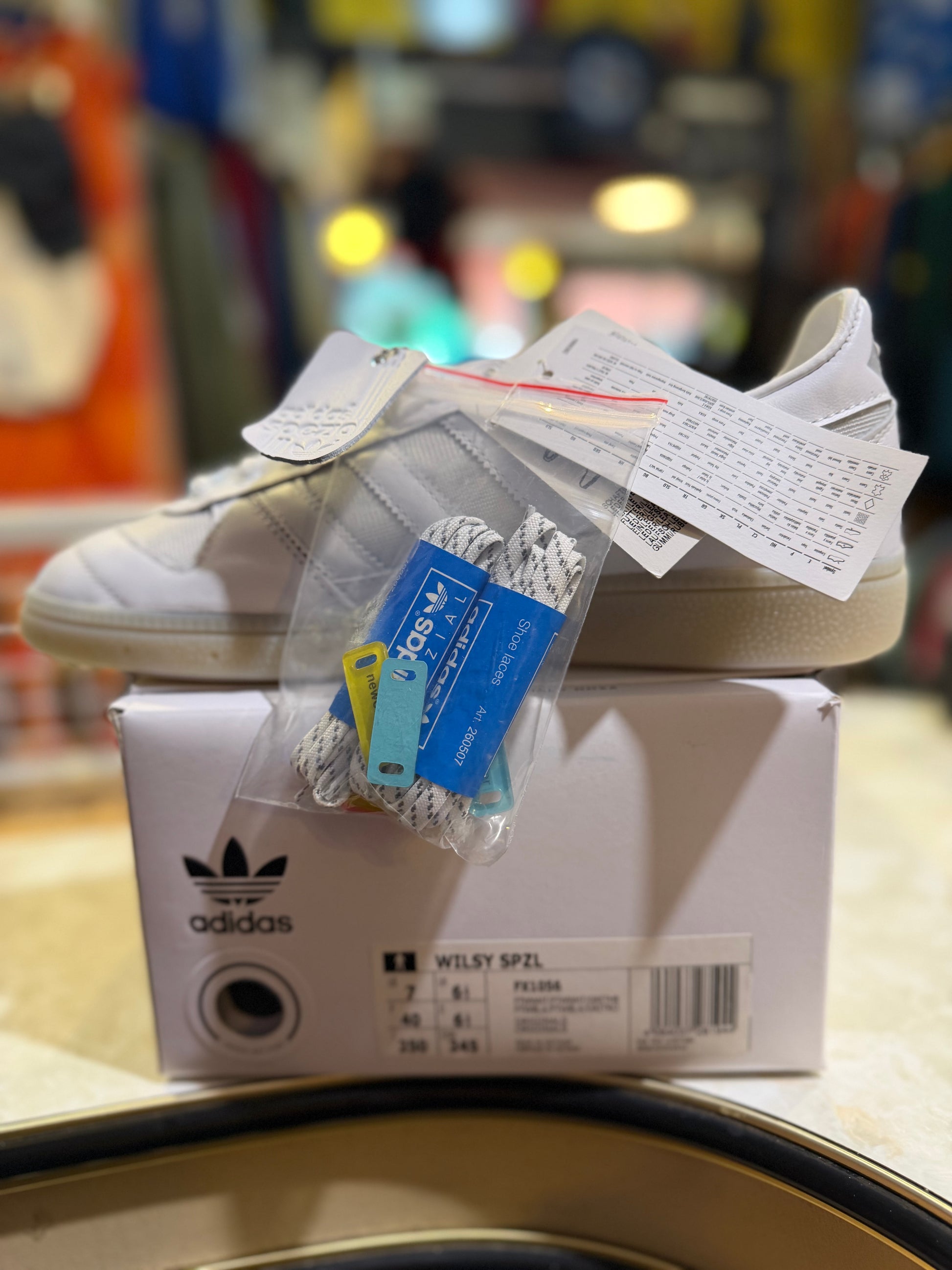 Adidas X New Order Wilsy SPZL  White Grey UK 6.5