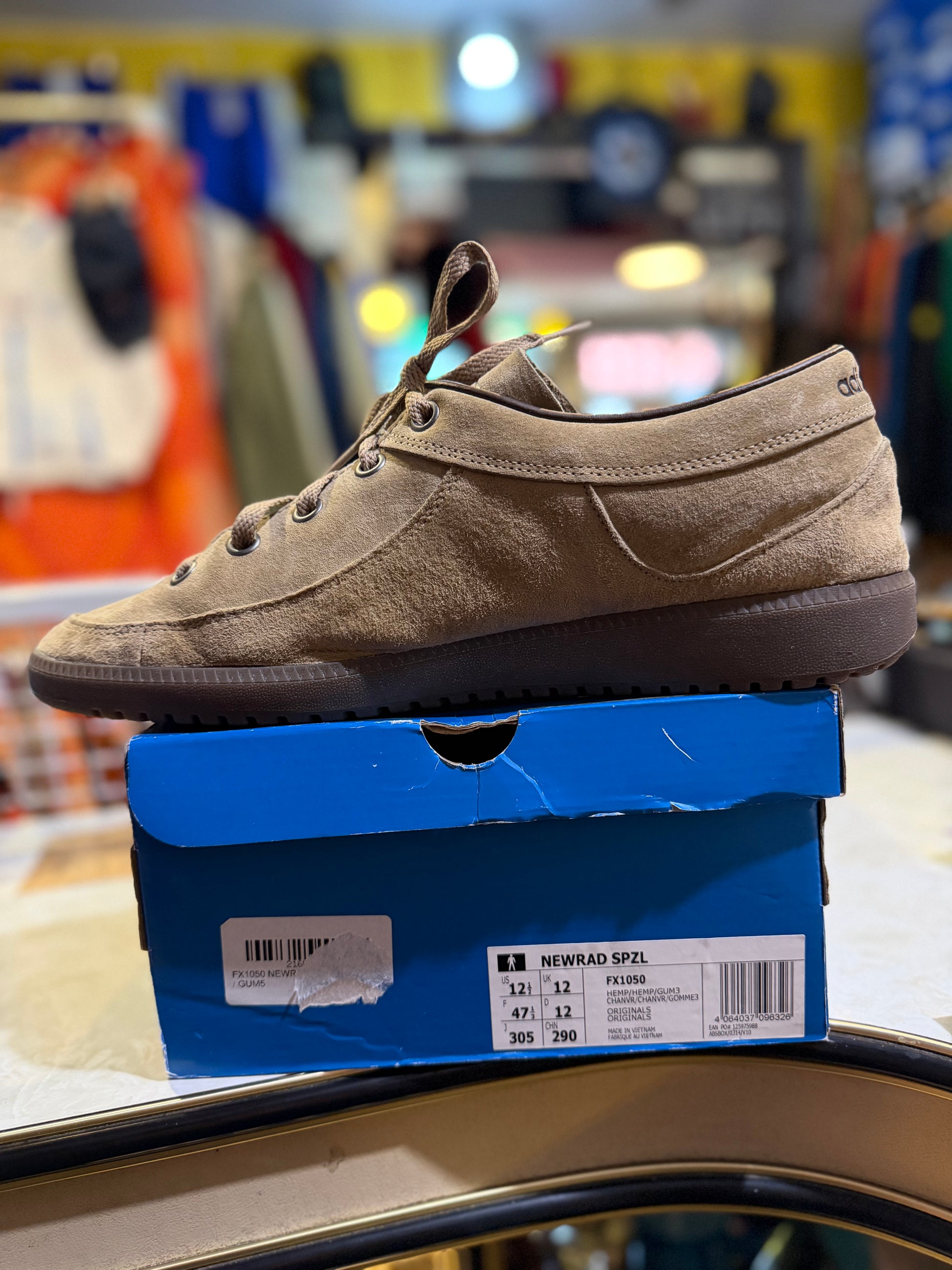 Adidas Newrad SPZL Brown/Gum UK 12