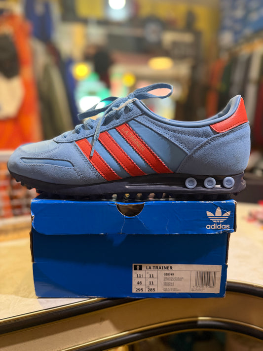 Adidas LA Trainer Blue/Red UK 11