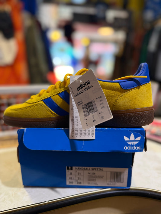 Adidas Handball Spezial Yellow/Blue UK 7.5