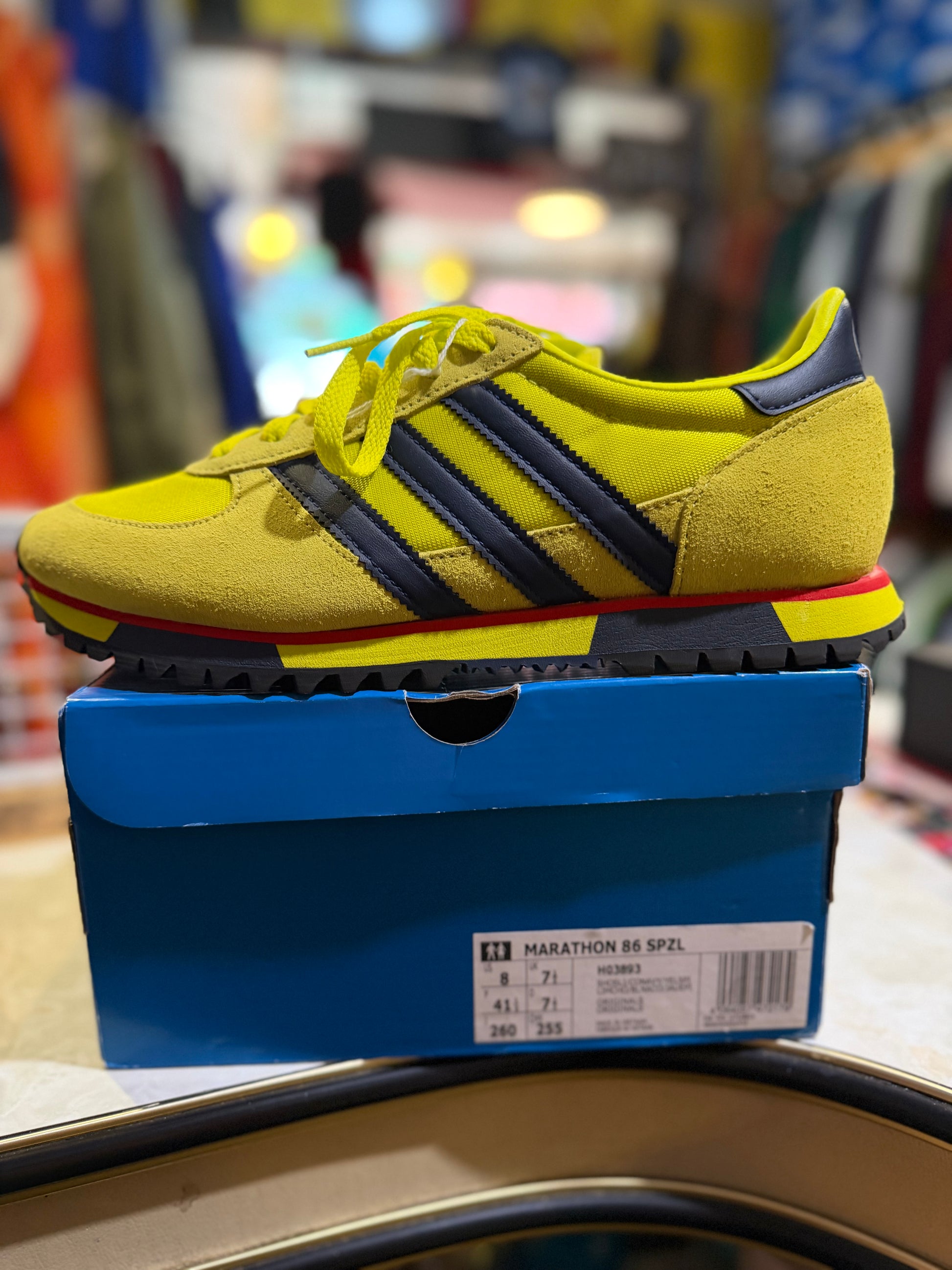 Adidas Marathon 86 SPZL Yellow/Navy UK 7.5