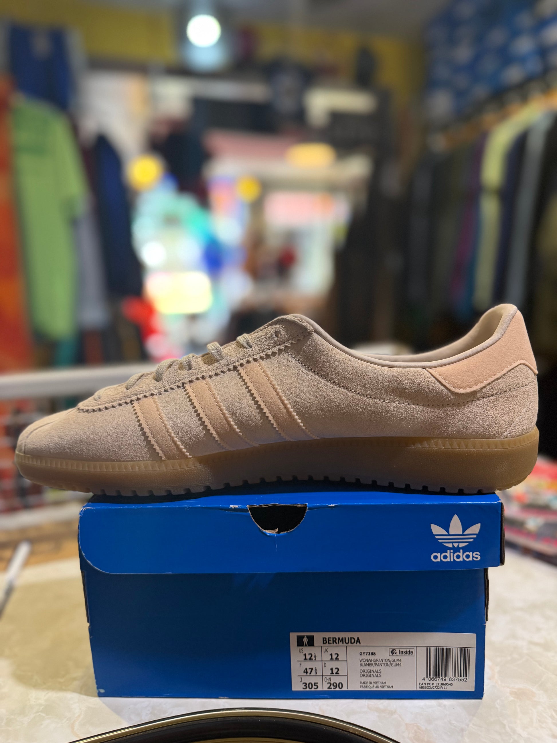 Adidas Bermuda Wonder White/Wonder Taupe UK 12