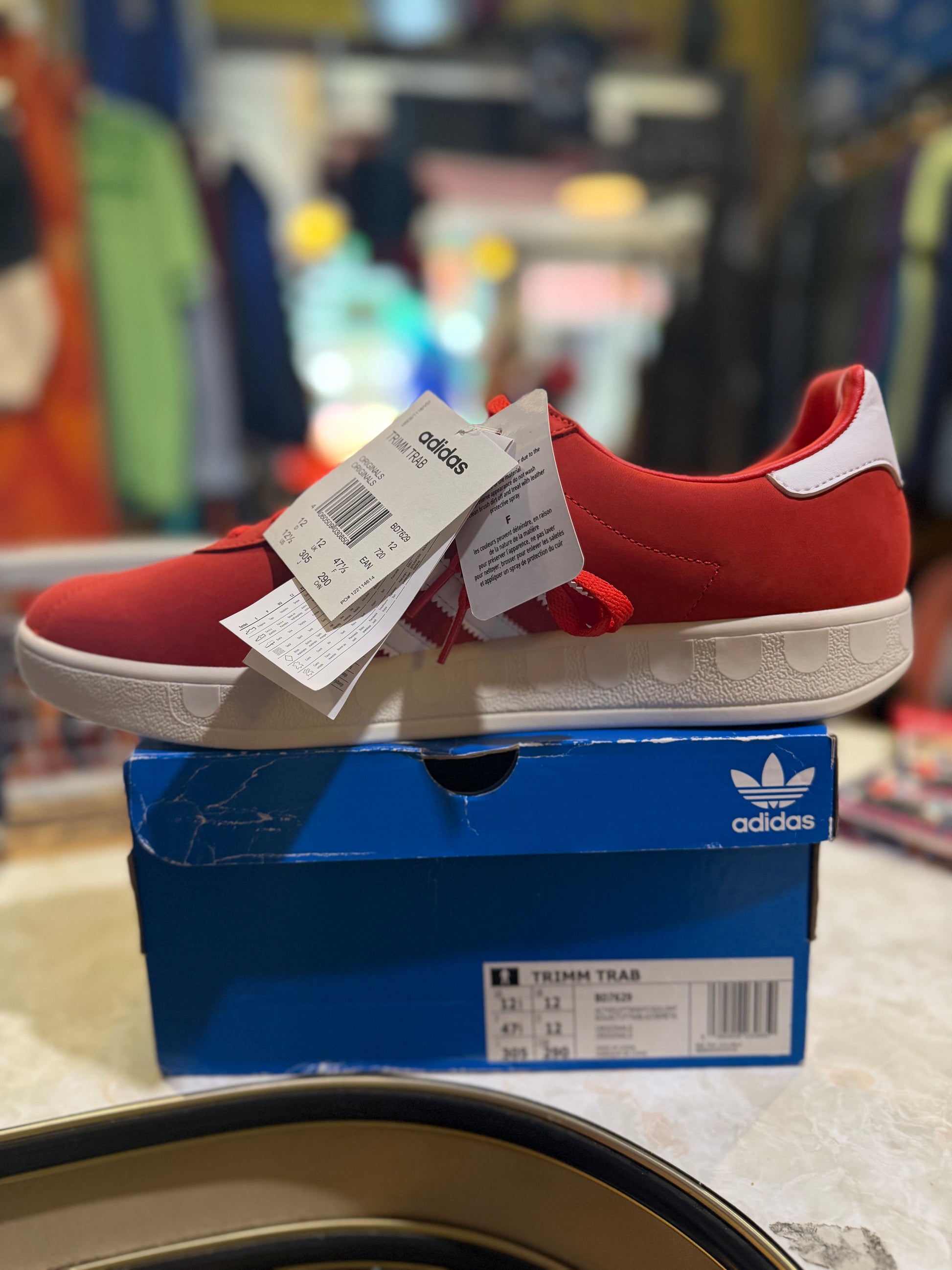 Adidas Trimm Trab Rivalry Pack Merseyside Liverpool Active Red/White UK 12