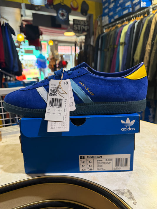 Adidas Amsterdam Size? Anthology Pack Royal Blue/Yellow Gum UK 12