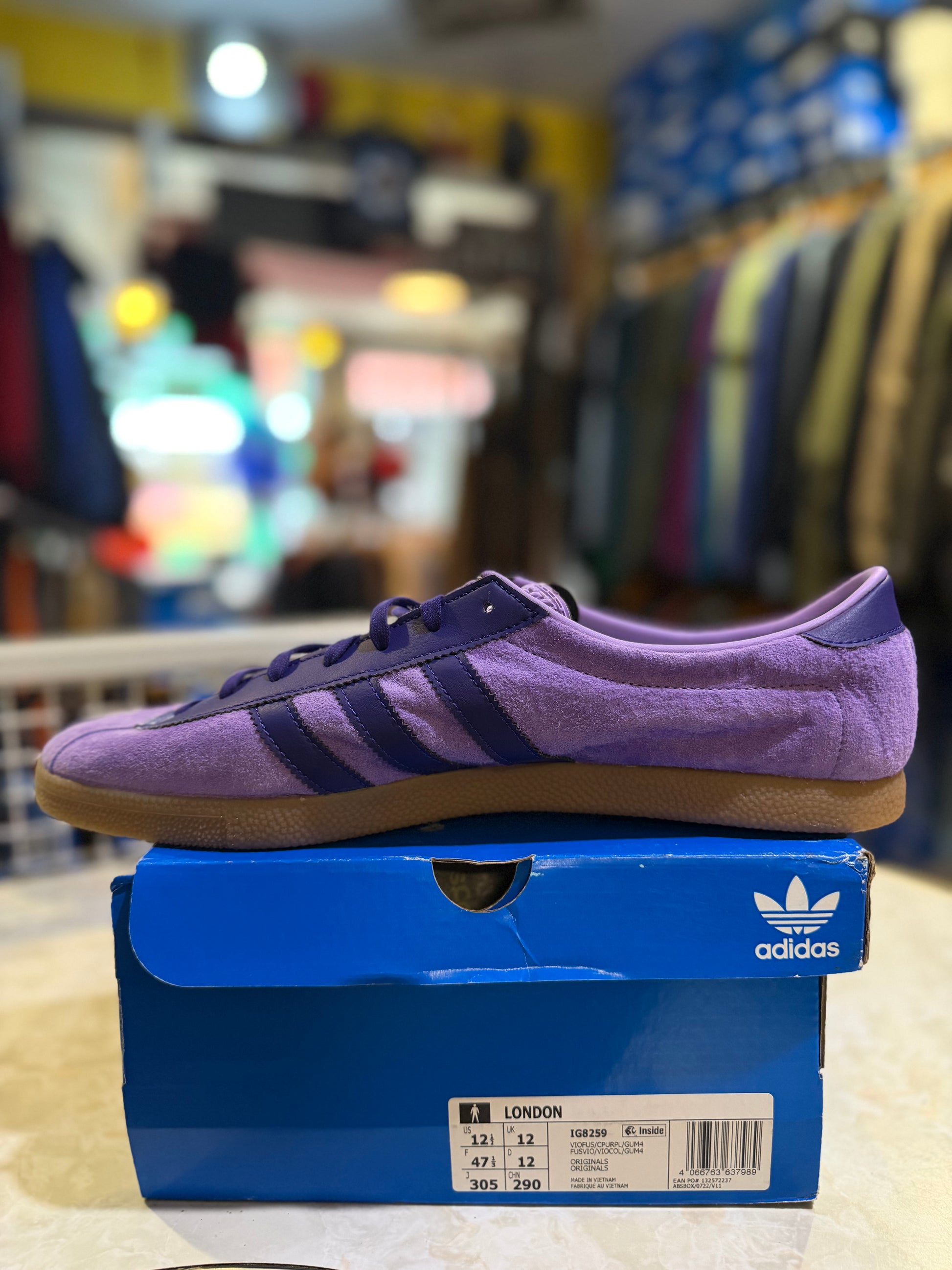 Adidas London Terrace Pack Violet Fusion UK 12