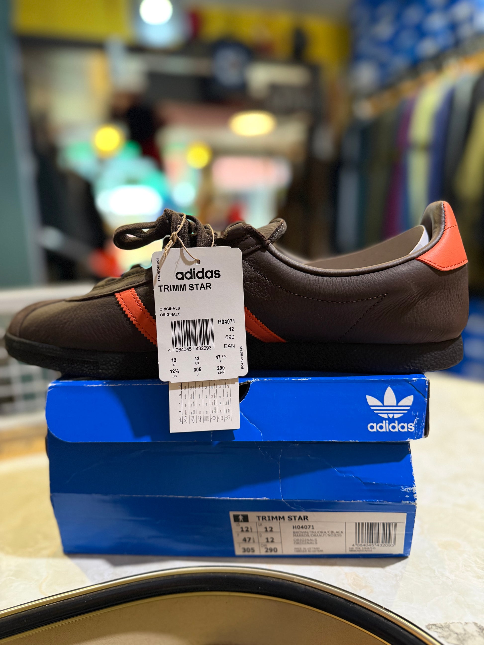 Adidas Trimm Star Lost Ones San Francisco Dark Brown/Orange/Black UK 12